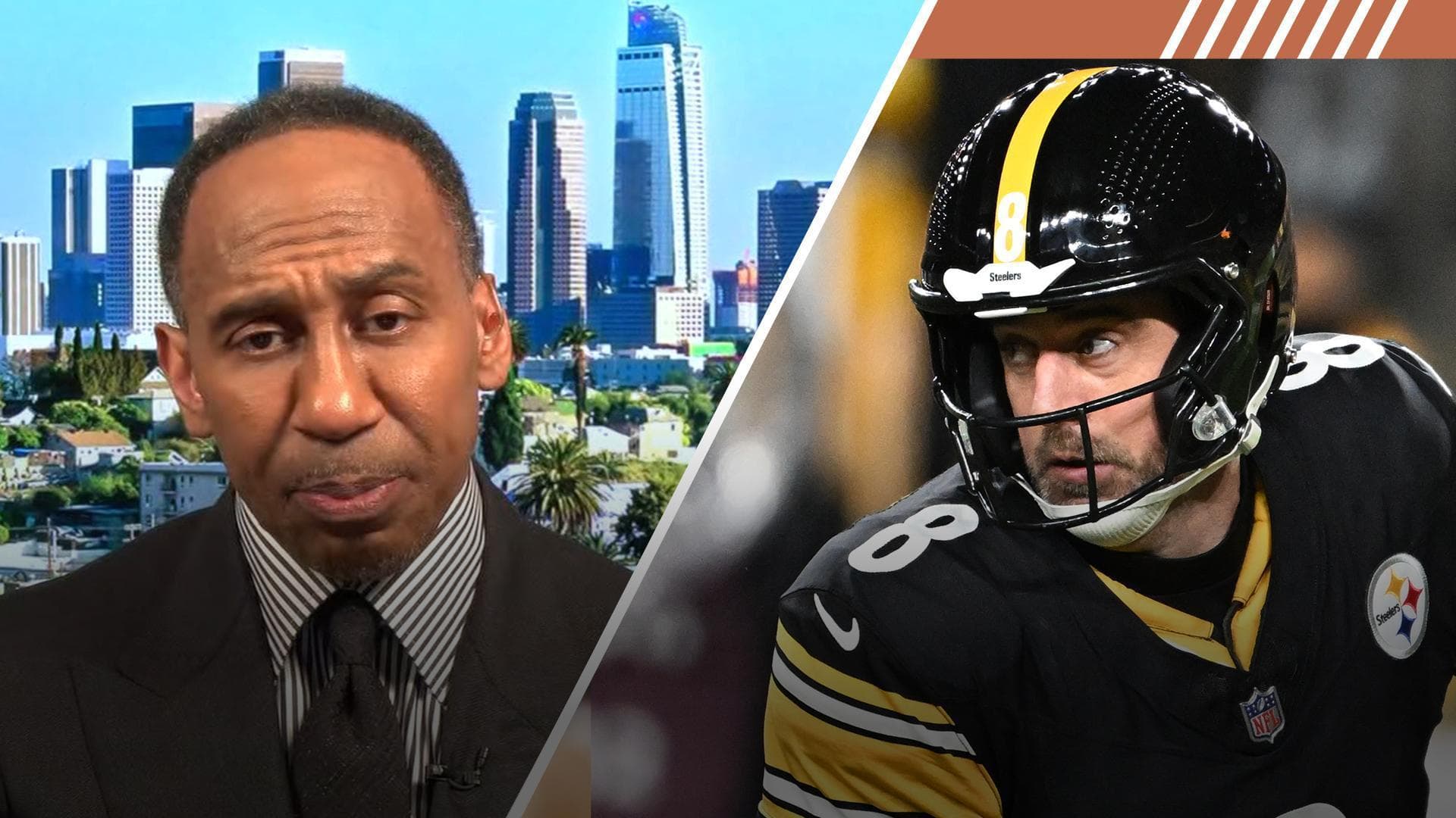 Por qué a Stephen A. no le conmueve el regreso de Rodgers a los Steelers