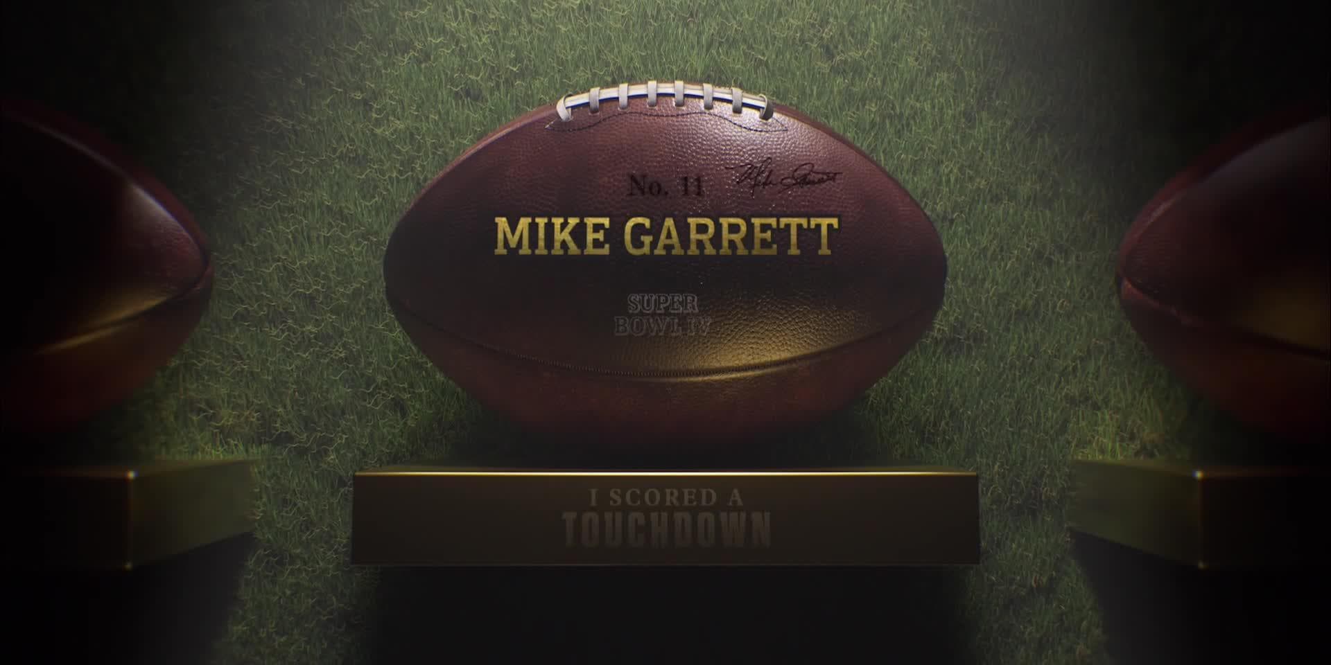 La historia de Mike Garrett 'Anoté un touchdown': SB IV